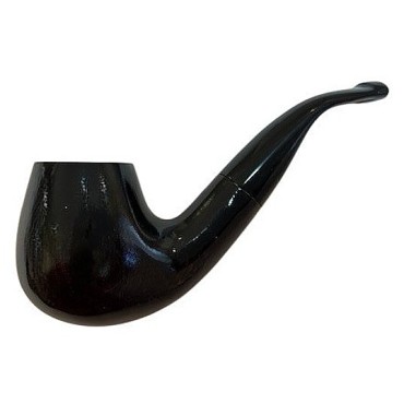 CACHIMBO BERTOLDI ELITE CURVO com piteira de chifre codigo E-11