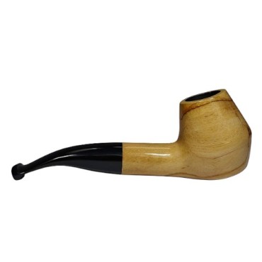 CACHIMBO BERTOLDI ELITE CURVO com piteira de chifre codigo E-17