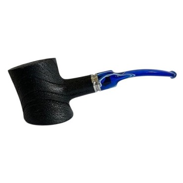 CACHIMBO DE CARVALHO BAZZANELLI POKER PITEIRA AZUL B-102