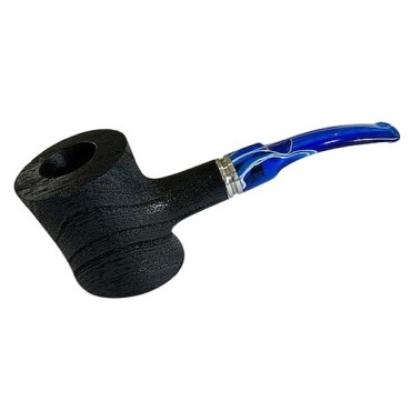 CACHIMBO DE CARVALHO BAZZANELLI POKER PITEIRA AZUL B-102