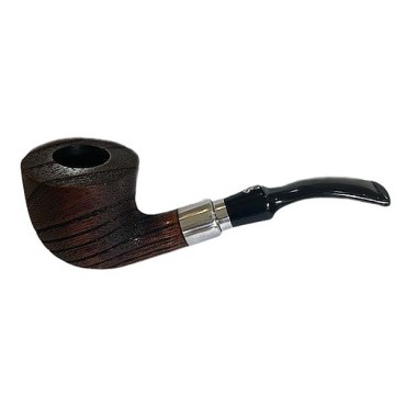 CACHIMBO DE CARVALHO BAZZANELLI MARROM CURVO B-106