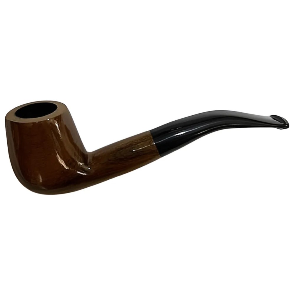 CACHIMBO BERTOLDI HOBBY CURVO MARROM CLARO com filtro 9mm codigo H-01 CACHIMBO BERTOLDI HOBBY CURVO MARROM CLARO com filtro 9mm codigo H-01