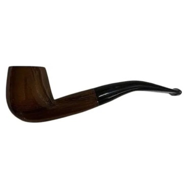 CACHIMBO BERTOLDI HOBBY CURVO MARROM com filtro 9mm Cod-02