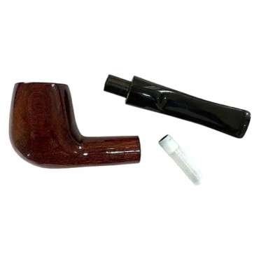 CACHIMBO BERTOLDI HOBBY RETO MARROM com filtro 9mm codigo Cod-05