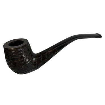 CACHIMBO DE MADEIRA TRABALHADA LORD MASSA 500 CURVO MARROM