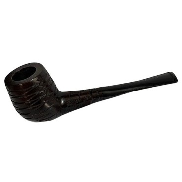 CACHIMBO DE MADEIRA TRABALHADA LORD MASSA 500 RETO MARROM