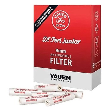 FILTRO PARA CACHIMBO VAUEN 9mm caixa com 40 filtros