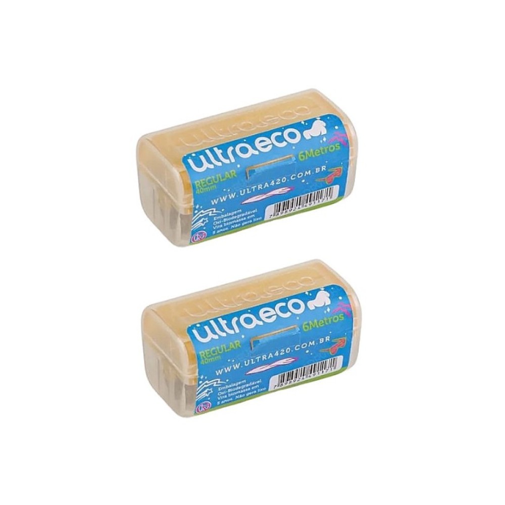 KIT 2 SEDAS CELULOSE ULTRAECO REGULAR 40mm ROLLS