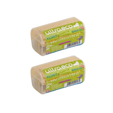 KIT 2 SEDAS CELULOSE ULTRAECO EXTRA SLIM 36mm ROLLS