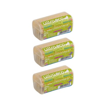 KIT 3 SEDAS CELULOSE ULTRAECO EXTRA SLIM 36mm ROLLS