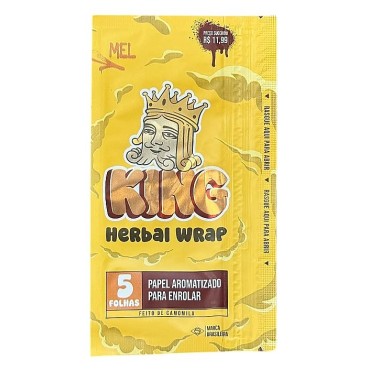 SEDA KING BLUNT HERBAL WRAP AROMA MEL Caixa com 25