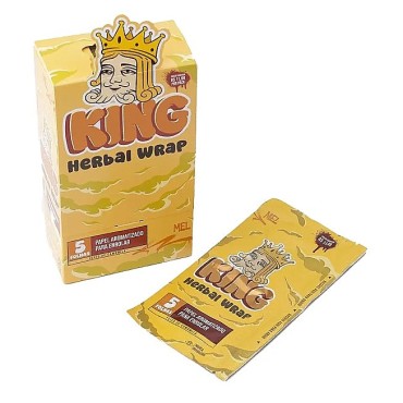 SEDA KING BLUNT HERBAL WRAP AROMA MEL Caixa com 25