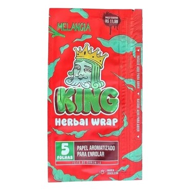 SEDA KING BLUNT HERBAL WRAP AROMA MELANCIA Caixa com 25