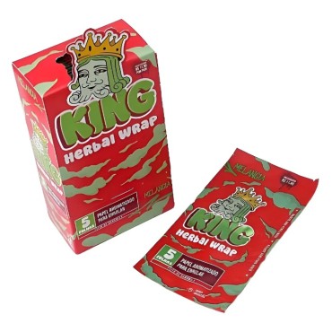 SEDA KING BLUNT HERBAL WRAP AROMA MELANCIA Caixa com 25