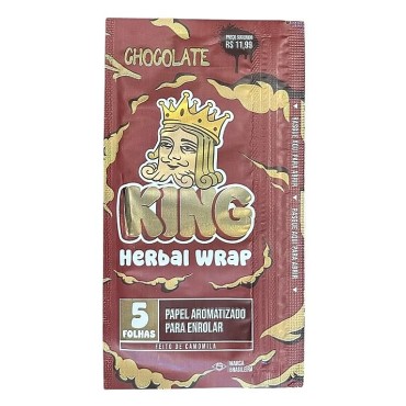 SEDA KING BLUNT HERBAL WRAP AROMA CHOCOLATE Caixa com 25