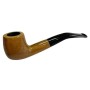CACHIMBO BERTOLDI HOBBY CURVO BEGE AMADEIRADO com filtro 9mm Cod-09