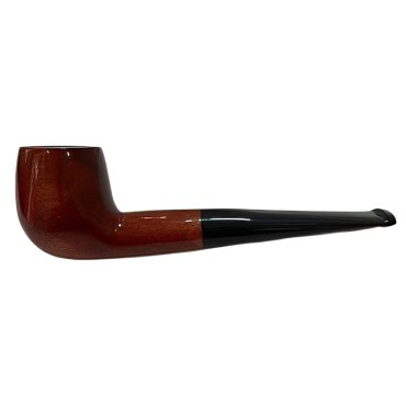 CACHIMBO BERTOLDI HOBBY RETO MARROM AVERMELHADO com filtro 9mm Cod-08