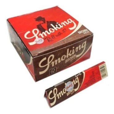 SEDA SMOKING BROWN KING SIZE caixa com 50 livretos