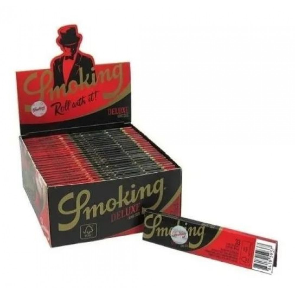 SEDA SMOKING DELUXE KING SIZE caixa com 50 livretos