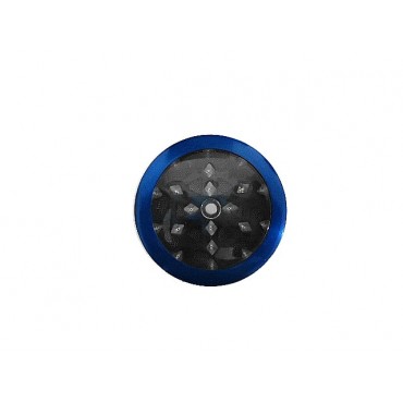 DICHAVADOR DE METAL TOP TRANSPARENTE AZUL 5cm