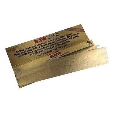 SEDA RAW CLASSIC SLIM KING SIZE caixa com 50 livretos