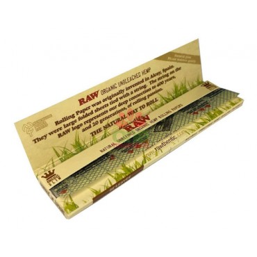 SEDA RAW ORGANIC HEMP KING SIZE caixa com 50 livretos