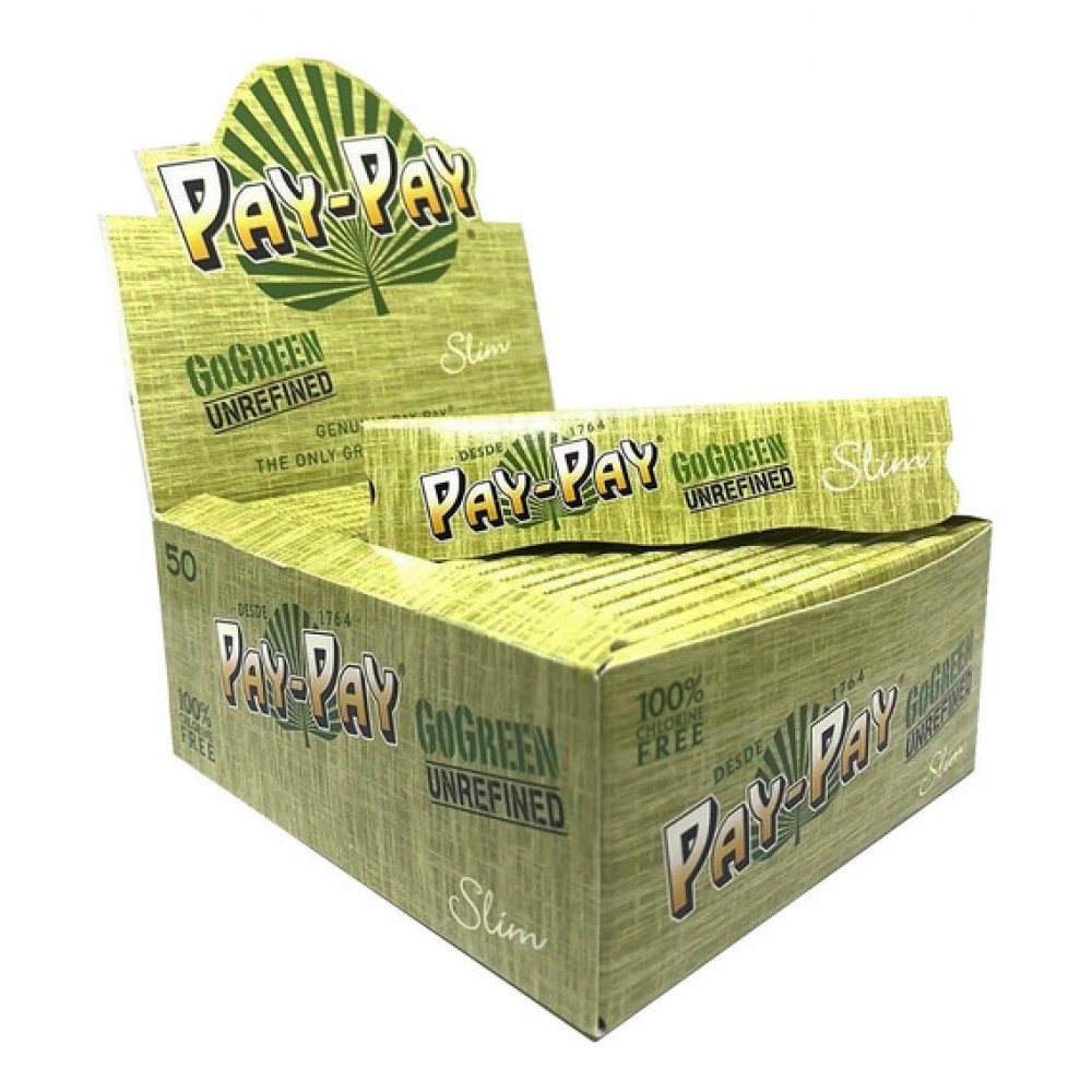 SEDA PAYPAY GO GREEN KING SIZE  caixa com 50 livretos