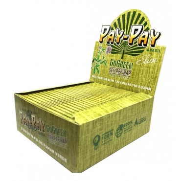 SEDA PAYPAY GO GREEN ALFAFA KING SIZE  caixa com 50 livretos