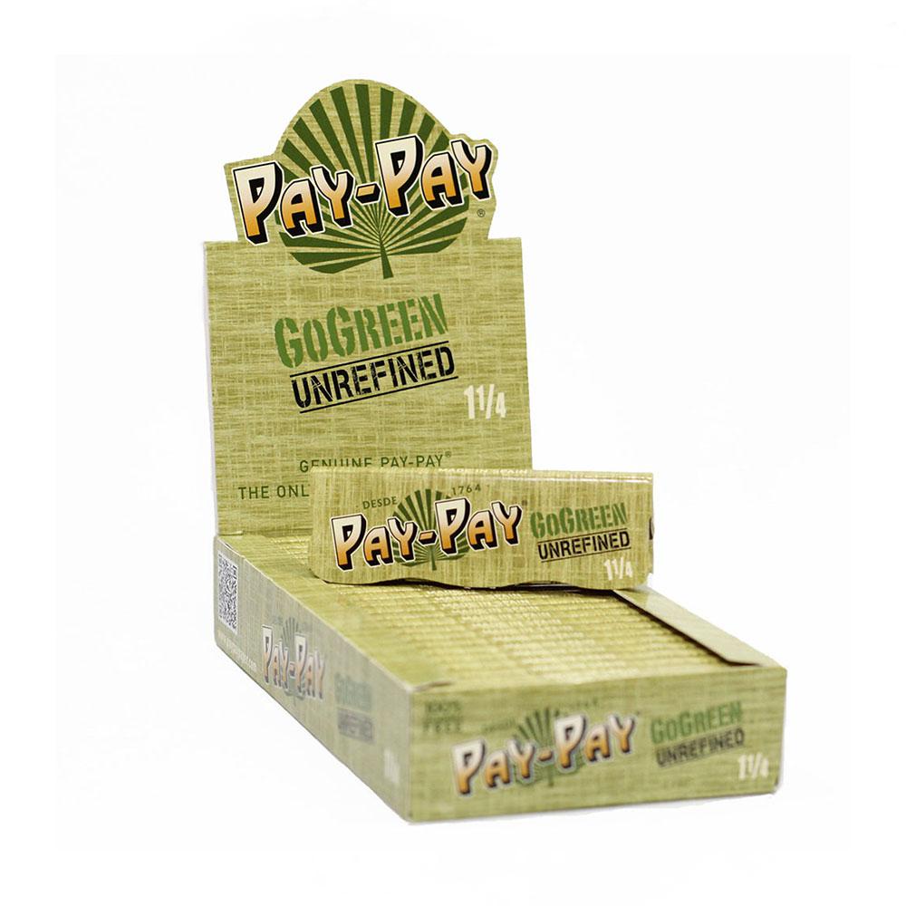 SEDA PAYPAY GO GREEN ALFAFA 1 1/4 MINI SIZE  caixa com 25 livretos