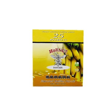 SEDA HORNET KING SIZE AROMA BANANA caixa com 25 livretos