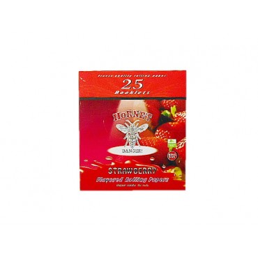 SEDA HORNET KING SIZE AROMA MORANGO caixa com 25 livretos