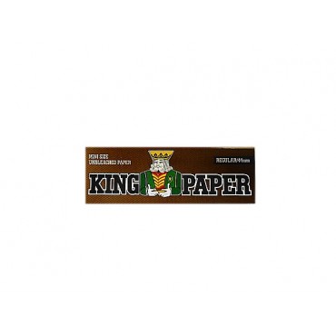 SEDA KING PAPER BROWN 1 1/4 MINI SIZE caixa com 25 livretos