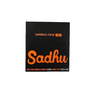 SEDA SADHU BLACK KING SIZE  caixa com 50 livretos