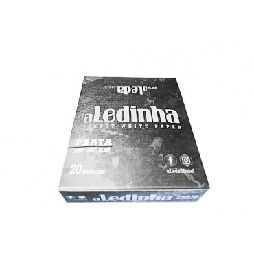 SEDA ALEDA PRATA SLIM KING SIZE caixa com 20 livretos