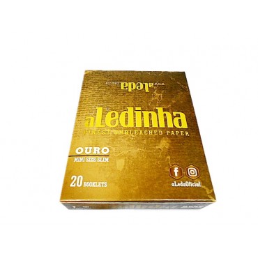 SEDA ALEDINHA OURO SLIM MINI SIZE caixa com 20 livretos