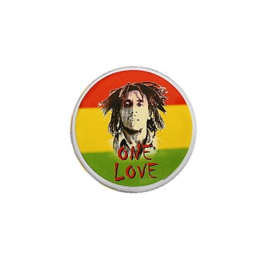 DICHAVADOR ACRÍLICO BOB MARLEY TRANSPARENTE PEQUENO ONE LOVE 4cm com peneira