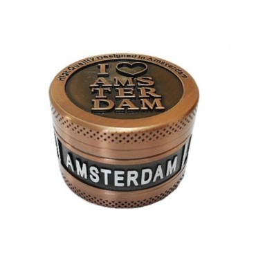DICHAVADOR METAL AMSTERDAM I LOVE diâmetro 4 cm