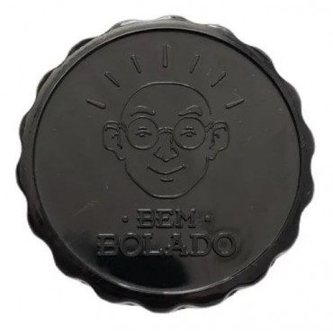 DICHAVADOR DE POLICARBONATO BEM BOLADO PRETO 4cm com 3 partes